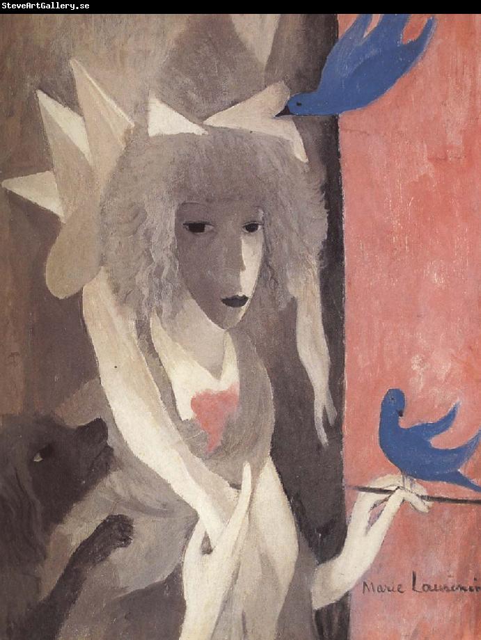 Marie Laurencin The Self-Portrait with birds